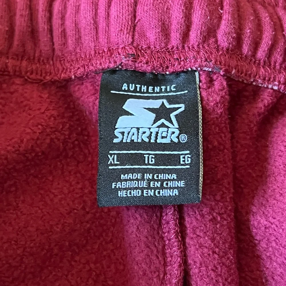 Starter Burgundy Sweatpants Men’s XL